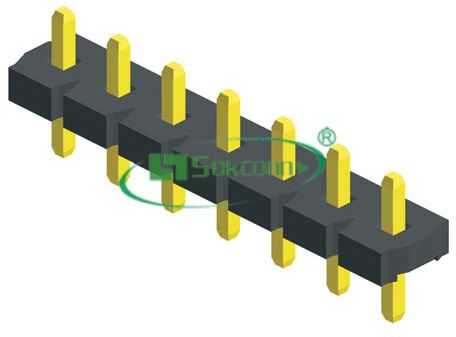 Pitch:5.08mm Pin Header Single Row Dip Type